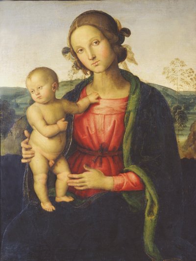 Madonna y Niño de Pietro Perugino